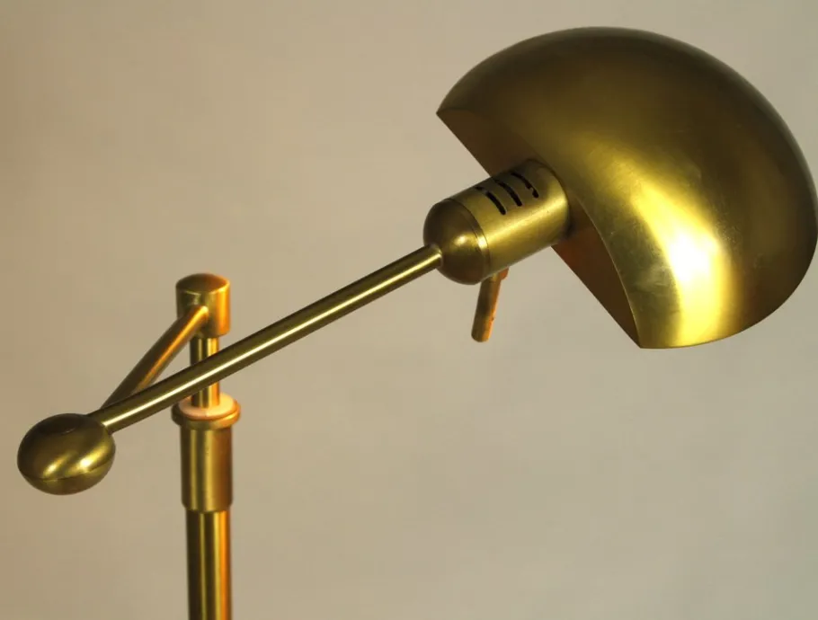 New Pamono Brass Floor Lamp from Holtkötter Leuchten, 1980s