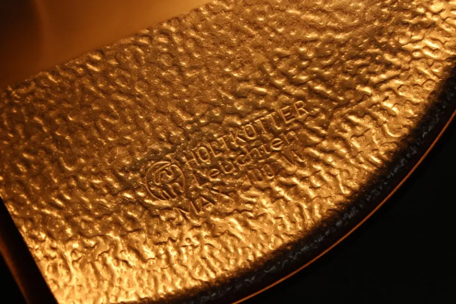 New Pamono Brass Floor Lamp from Holtkötter Leuchten, 1980s