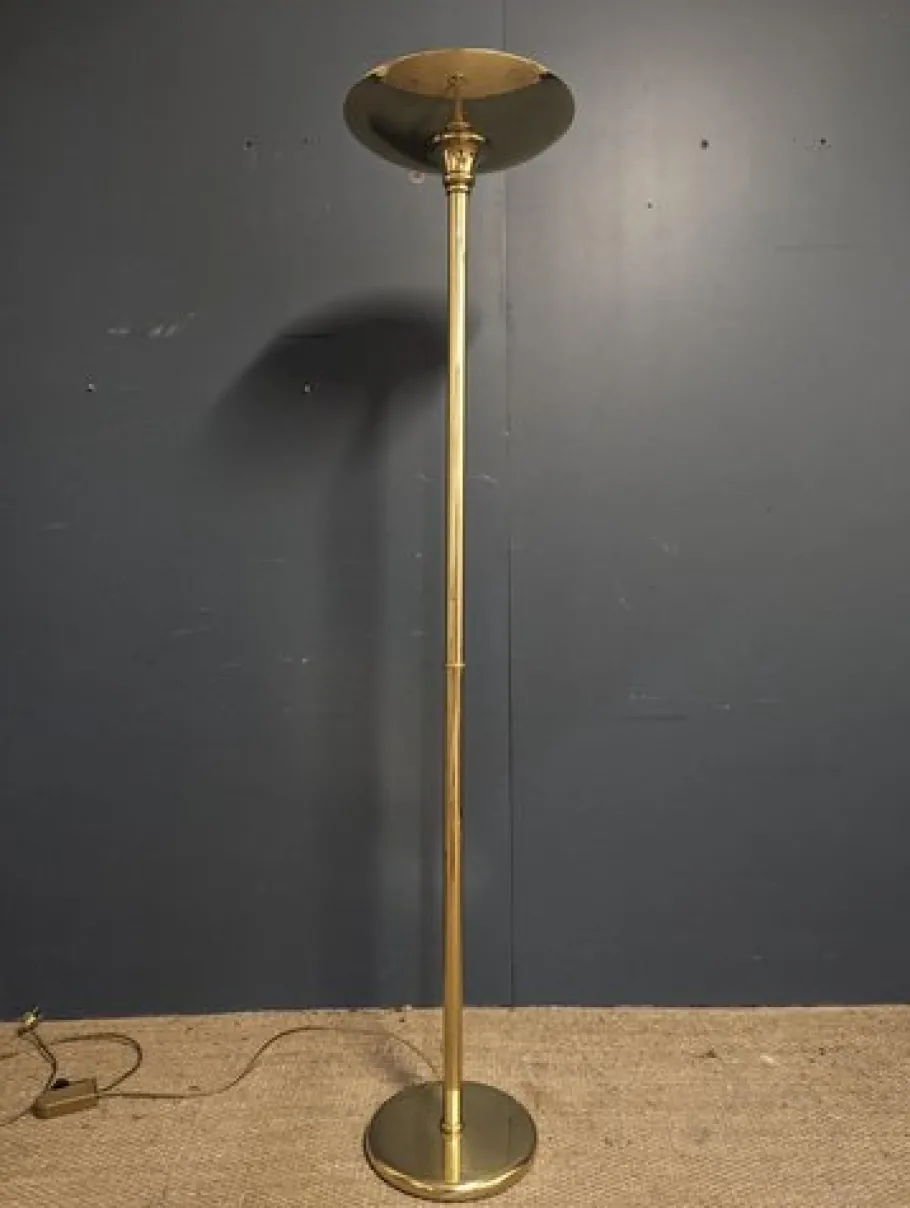 Discount Pamono Brass Floor Lamp from Maison Le Dauphin