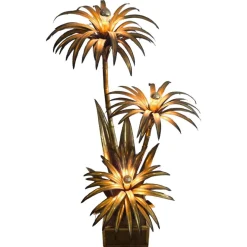 Online Pamono Brass Floor Lamp from Maison Jansen, France, 1975