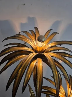 Online Pamono Brass Floor Lamp from Maison Jansen, France, 1975