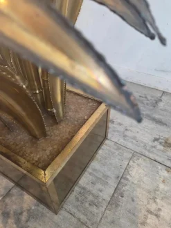 Online Pamono Brass Floor Lamp from Maison Jansen, France, 1975