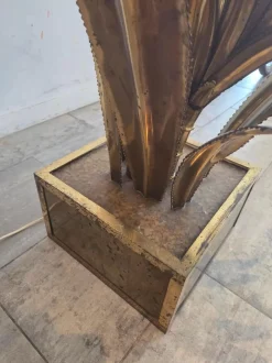 Online Pamono Brass Floor Lamp from Maison Jansen, France, 1975