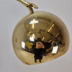 Pamono Brass Floor Lamp, Germany, 1970s