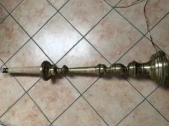 New Pamono Brass Floor Lamp, 1930s