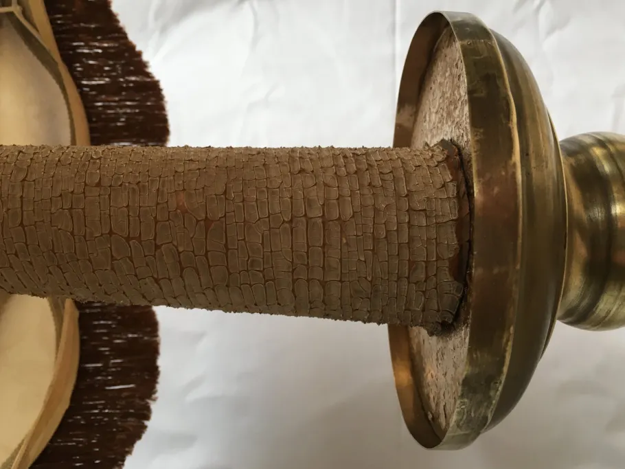 New Pamono Brass Floor Lamp, 1930s