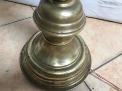 New Pamono Brass Floor Lamp, 1930s