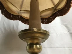 New Pamono Brass Floor Lamp, 1930s