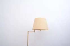 Sale Pamono Brass Floor Lamp with Swivel Arm, Germany