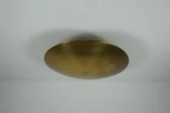 Clearance Pamono Brass Flush Mount by Florian Schulz, 1960s