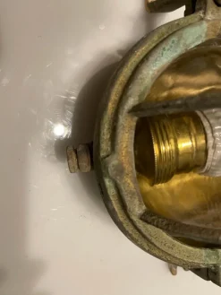 Sale Pamono Brass Garden Nautical Sconces, 1940s, Set of 5