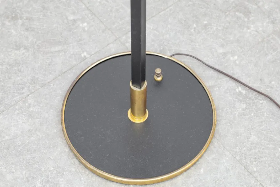 Discount Pamono Brass Ground Lamp, Italy, 1950s