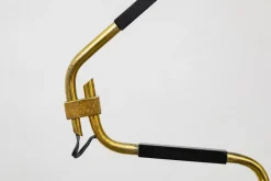 Discount Pamono Brass Ground Lamp, Italy, 1950s