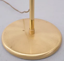 Pamono Brass Halogen Floor Lamp from Höltkotter, Germany, 1970s