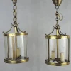 New Pamono Brass Lanterns, 1950s, Set of 2