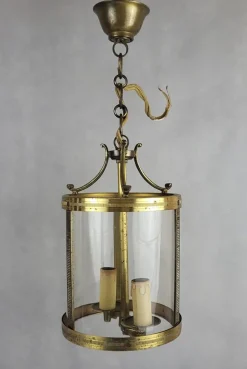 New Pamono Brass Lanterns, 1950s, Set of 2