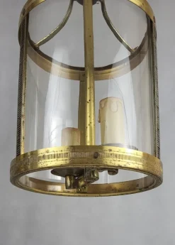 New Pamono Brass Lanterns, 1950s, Set of 2