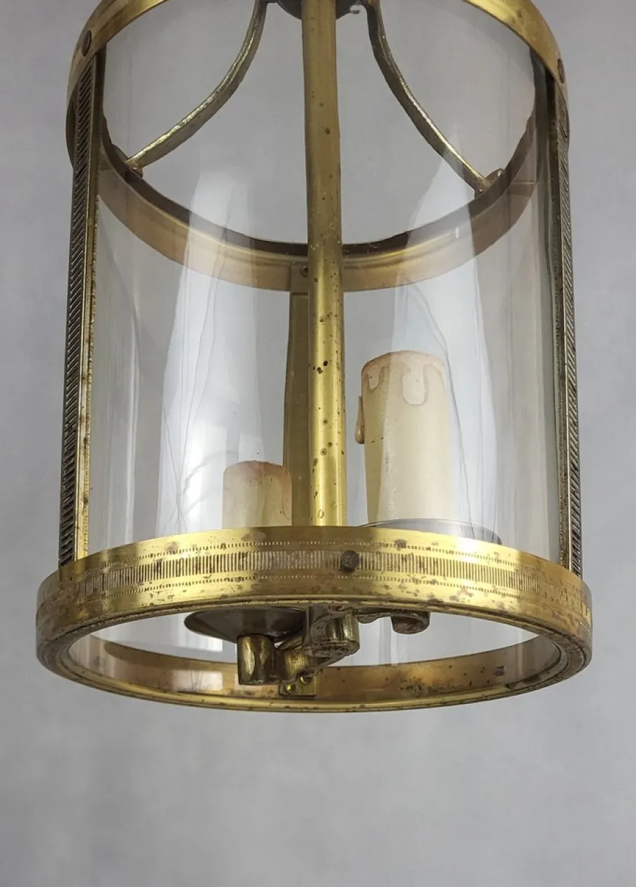 New Pamono Brass Lanterns, 1950s, Set of 2