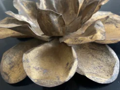 New Pamono Brass Lotus Wall Light from Maison Jansen, 1970s