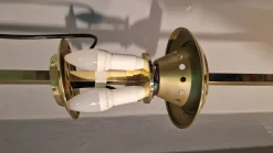 Online Pamono Brass Model Balloon LTE10 Floor Lamp with Beige Base by Luigi Caccia Dominioni for Azucena, 1990s