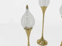 Online Pamono Brass Oil Lamps by Freddie Andersen, 1970, Set of 3