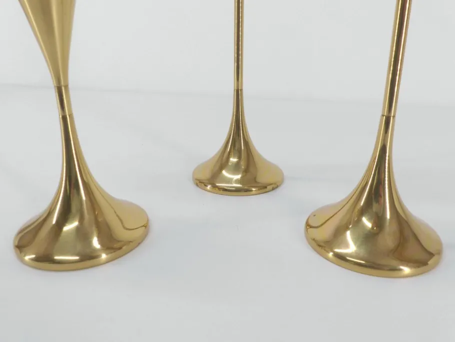 Online Pamono Brass Oil Lamps by Freddie Andersen, 1970, Set of 3