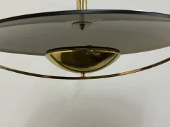 Best Pamono Brass Pendant Lamp from Hillebrand, 1970s