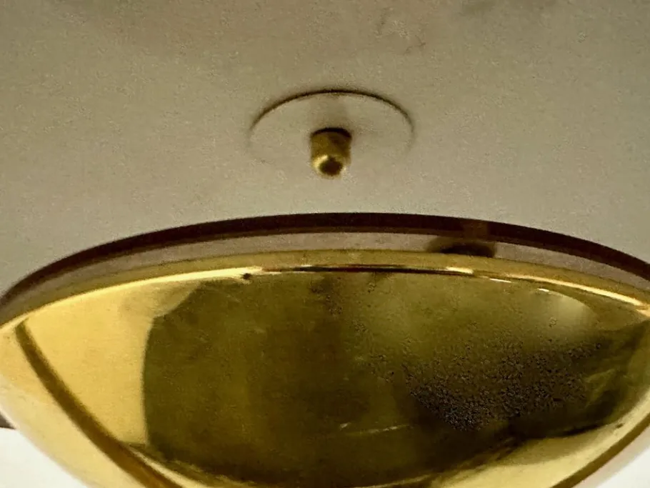 Best Pamono Brass Pendant Lamp from Hillebrand, 1970s