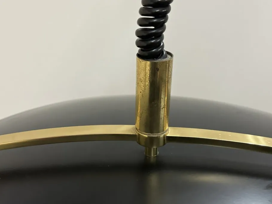 Best Pamono Brass Pendant Lamp from Hillebrand, 1970s