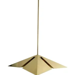 Online Pamono Brass Pendant Lamp from Vereinigte Werkstätten München, Germany, 1970s