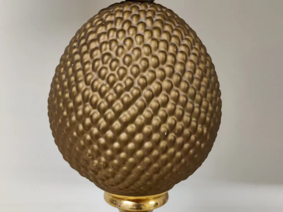 Online Pamono Brass Pineapple Table Lamp, 1970s