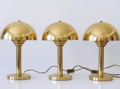 Outlet Pamono Brass Table Lamp from WSB Germany, 1970s