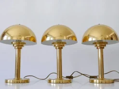 Outlet Pamono Brass Table Lamp from WSB Germany, 1970s