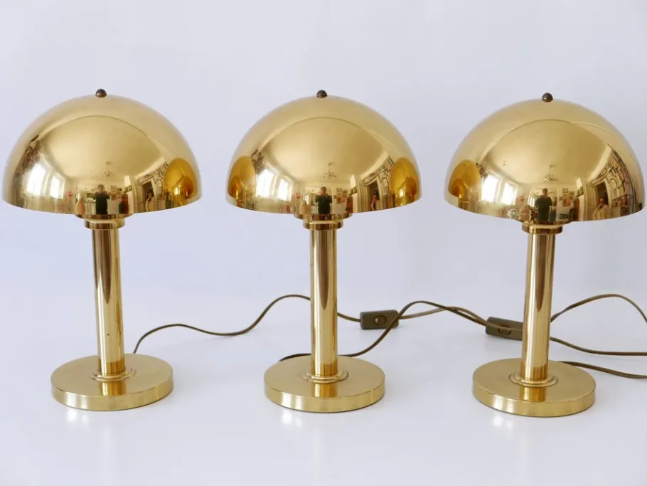 Outlet Pamono Brass Table Lamp from WSB Germany, 1970s