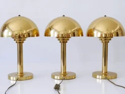 Outlet Pamono Brass Table Lamp from WSB Germany, 1970s