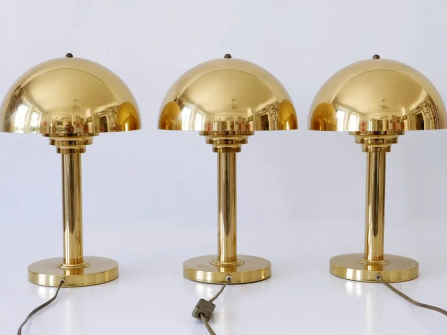 Outlet Pamono Brass Table Lamp from WSB Germany, 1970s