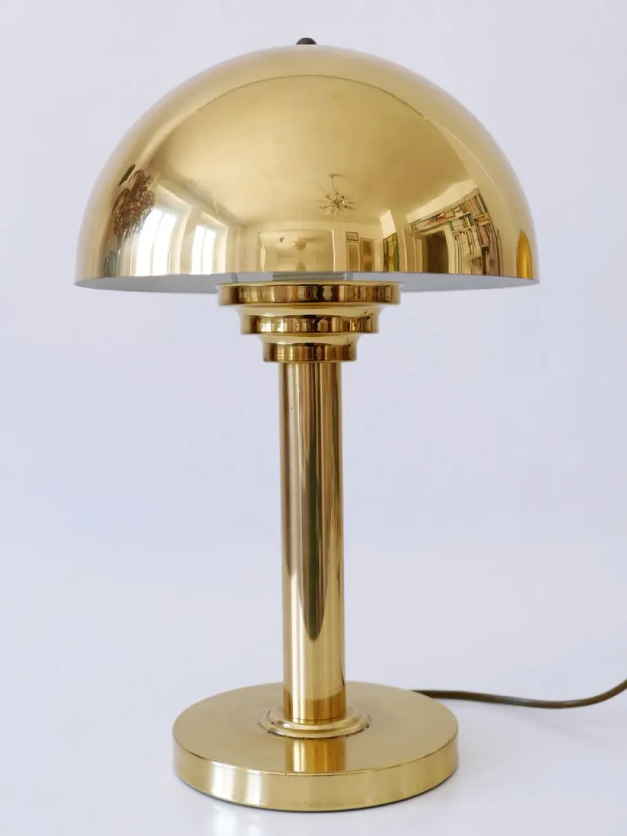Outlet Pamono Brass Table Lamp from WSB Germany, 1970s