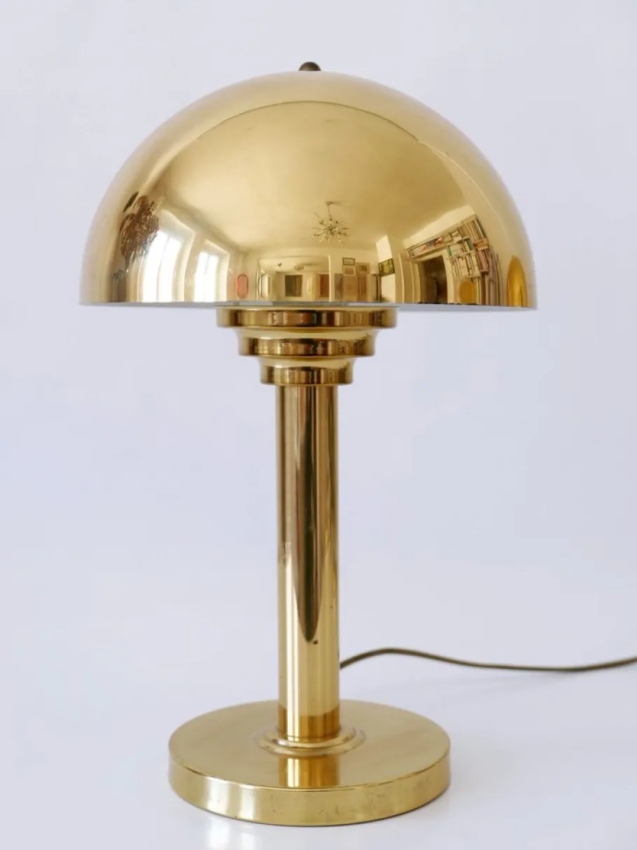 Outlet Pamono Brass Table Lamp from WSB Germany, 1970s