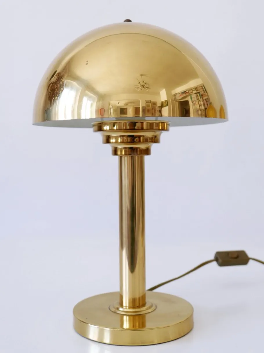 Outlet Pamono Brass Table Lamp from WSB Germany, 1970s