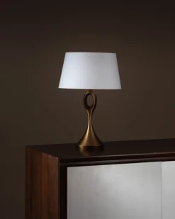 Online Pamono Brass Table Lamp, 2000s
