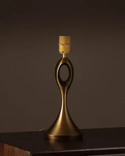 Online Pamono Brass Table Lamp, 2000s