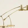 Discount Pamono Brass Table Lamps from Massive, Belgium, 1980s, Set of 2