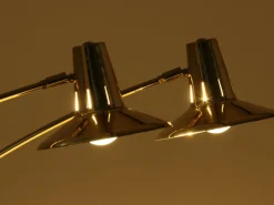 Discount Pamono Brass Table Lamps from Massive, Belgium, 1980s, Set of 2