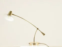 Discount Pamono Brass Table Lamps from Massive, Belgium, 1980s, Set of 2