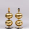 Clearance Pamono Brass Table Lamps from Tranås Stilarmatur, Sweden, 1960s, Set of 2