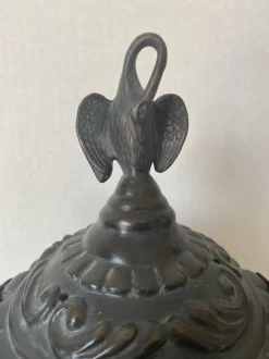 Clearance Pamono Brass Tiffany Lamp, 1982