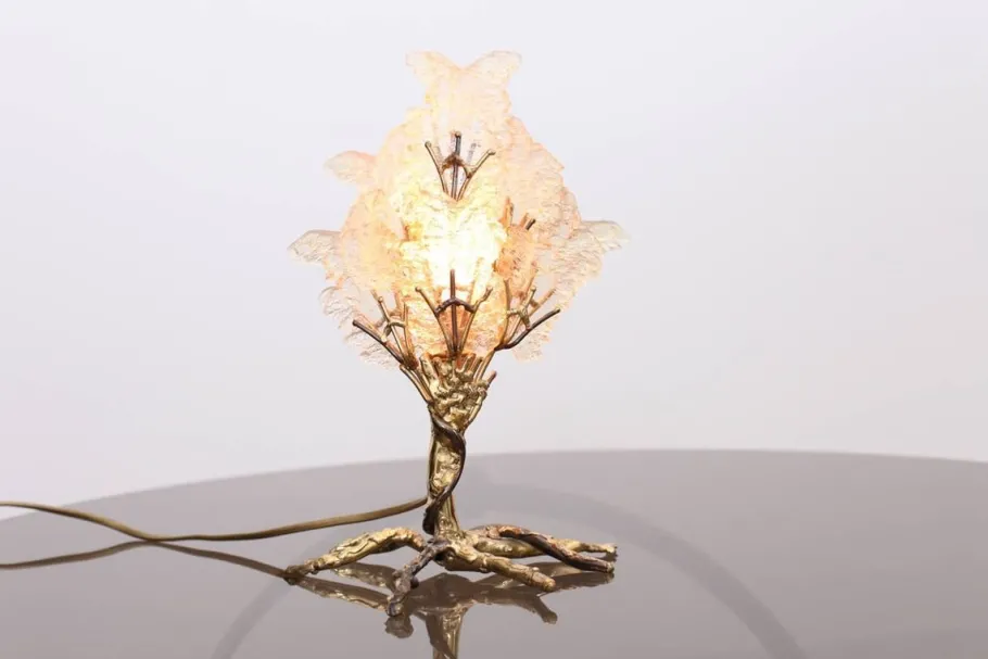 New Pamono Brass Tree Table Lamp by Henri Fernandez, 1970s