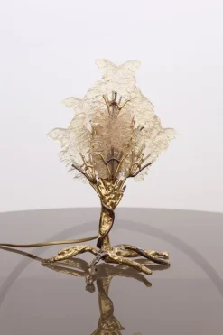 New Pamono Brass Tree Table Lamp by Henri Fernandez, 1970s