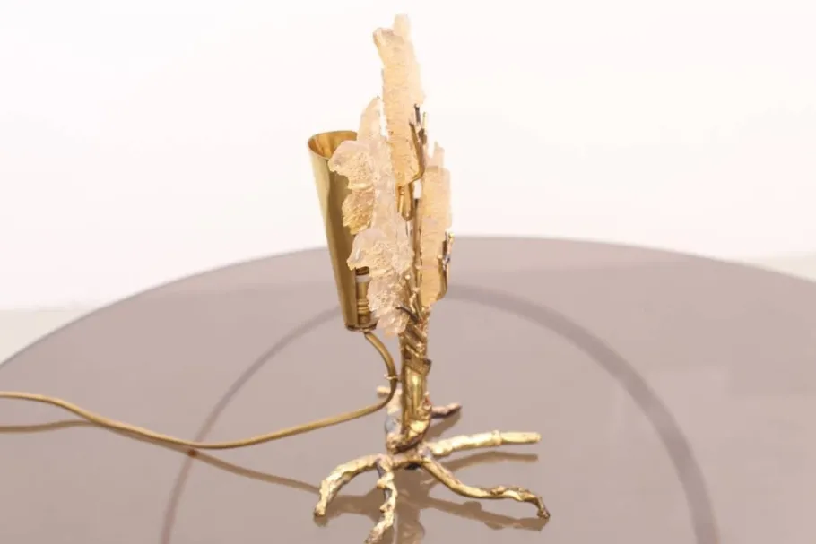 New Pamono Brass Tree Table Lamp by Henri Fernandez, 1970s