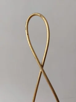 Online Pamono Brass Tulip Floor Lamps by Sergio Terrain, Italy, 1970s, Set of 2